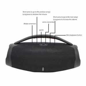 Haut-parleur sans fil Boomsbox <span class=keywords><strong>3</strong></span> rechargeable 2024, batterie haute puissance 10-30W V5.<span class=keywords><strong>3</strong></span>, avec réveil intégré pour fêtes en extérieur - Product Image 2