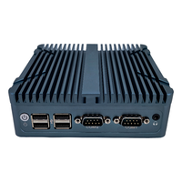 Processeur industriel BOX-PC sans ventilateur LN-1002 série Intel Celeron N100 Quad-Core châssis robuste en alliage d'aluminium anti-poussière
