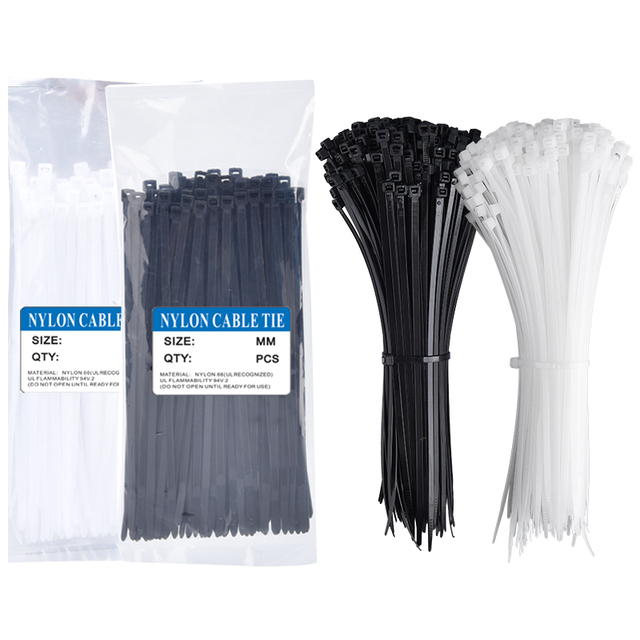 Self Locking Eco-Friendly Nylon Cable Ties ZHENGDE Brand Durable Cable Organization Zip Ties 4.8mm X 200mm
