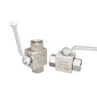 Vanne à boisseau sphérique hydraulique 2 voies en acier au carbone haute pression KHB OEM pour machines agricoles, huile haute température, joint FKM