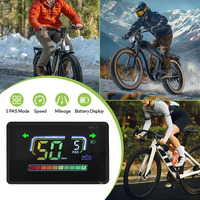 H6C-2 [Haytrix] Komputer Sepeda Layar LCD untuk Sepeda Jalan Raya dan Sepeda Listrik dengan Speedometer dan Tahan Air IP65