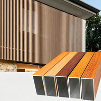 Décor moderne, profilé en aluminium pour mur extérieur ventilé, résistant à l'humidité, ignifuge, isolation thermique, performance incendie classe A