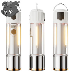 Lanterne de camping LED rechargeable USB Type C, lumière blanche chaude, lampe de tente portable pour l'extérieur - Product Image 1