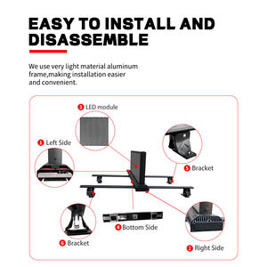 Nhà Máy Bán buôn ngoài trời HD LED hiển thị độ sáng 5000 P3 p2.5 taxi mái hai mặt quảng cáo - Product Image 2