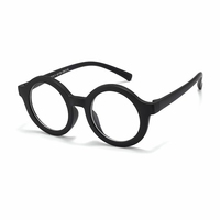 Lunettes pour enfants bloquant la lumière bleue avec monture ronde en caoutchouc de silicone, forme de visage diamant, matériau PC