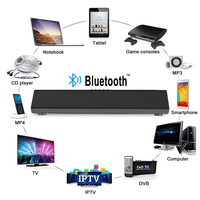 Soundbar'da hoparlör Subwoofer ile 5.2 ses kablosuz 3D Surround ses çubuğu ark/optik/AUX/BT Tv sineması için ev sinema sistemi
