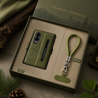 Étui de luxe en cuir PU pour Galaxy Z Fold8, 30 styles, couleurs différentes, design imprimé, housse de protection, coffret cadeau