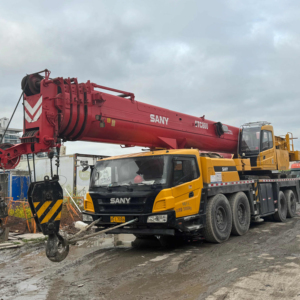 Used truck crane of Sany 90Ton diesel engine <b>construction</b> <b>machinery</b> <b>engineering</b> used truck crane on sale - Product Image 1