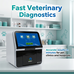 EUR VET Analyseur biochimique immunoanalytique vétérinaire portable entièrement automatique pour animaux - Product Image 1