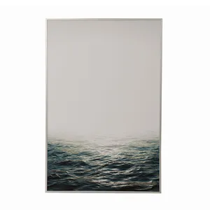 24x36 定制铝金属墙挂式相框高品质的银色相框海报架带帆布批发