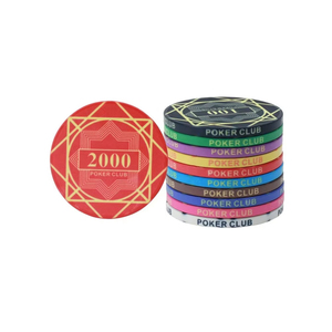 YY Fichas De Poker De Cerámica De 43mm Con Valor Nominal Para Juegos De Cartas Y Poker - Product Image 3