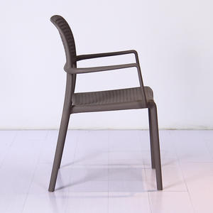 Modern <b>Plastic</b> <b>Dining</b> <b>Chair</b> Black Stackable Outdoor Leisure <b>Chair</b> For Home Office Coffee Shop Use - Product Image 4