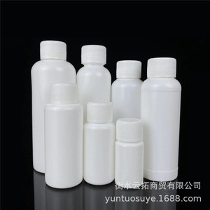 Bouteille Yuntuo PE à col étroit, opaque, 30, 50, 60, 100 ml, avec bouchon standard pour distribution d'échantillons et de réactifs - Product Image 1