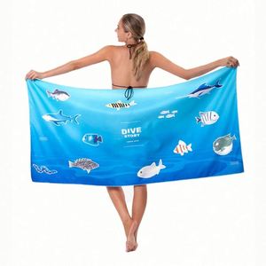 Toalla de Playa Extra Grande de Microfibra, Ligera, de Secado Rápido, Ecológica, Personalizable con Logotipo, para Adultos, Mujeres y Hombres - Product Image 5