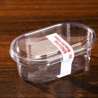 Boîte d'emballage en plastique personnalisable pour desserts, pâtisseries, tiramisu, mousse, gâteaux, biscuits, aliments sucrés, macarons, beignets