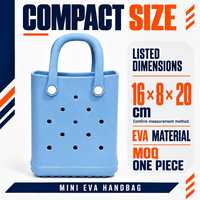 Sacs fourre-tout de plage en EVA perforés, imperméables, légers, tendance, avec breloques DIY, pour femmes, pour la plage, la piscine, les voyages, décontractés, quotidiens