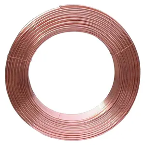 High Quality 1/4'' 3/8'' Inch Twin Insulated Copper Pipe Coils With White PE Insulation