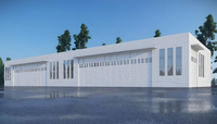 Estructura de Acero Prefabricada Ligera para Salas de Exhibición 4S, Construcción de Salas de Exposiciones, Soldadura, Plegado, Instalación Rápida