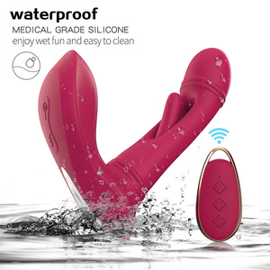 2in1 uzaktan kumanda giyilebilir vibratörler yalama dil görünmez G Spot kayış ile kadınlar için yapay penis seks oyuncakları kadın yetişkin % - Product Image 6