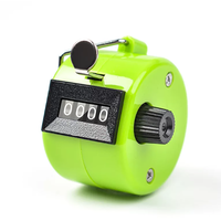 Compteur manuel mécanique portable en plastique coloré pour inventaire d'entrepôt, statistiques de flux, laboratoire JVLAB