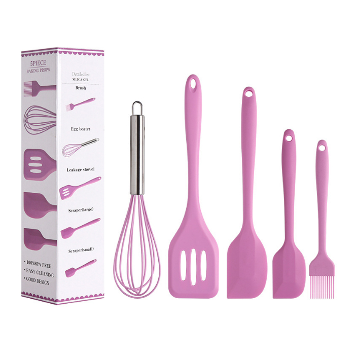 Термостойкий цветной кондитерский инструмент подбородка фай для выпечки тортов антипригарный силиконовый шпатель для масла