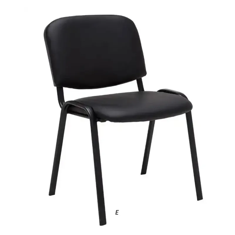 Hot Selling Cheap Stackable Meeting Room Visitor Chair Metal Legs Armless Modern Office Meeting Chair