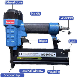 เครื่องยิงตะปูลม GDYTOOL 18Ga อุตสาหกรรม/DIY 2-in-1 รุ่น F50 สำหรับยิงตะปูและเย็บกระดาษ รุ่น GDY-SF5040B รับประกัน 1 ปี ความจุ 100,000 นัด - Product Image 4
