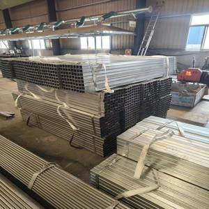 Tubo de acero cuadrado galvanizado de alta calidad y tubo Gi tubo cuadrado sección hueca 20x40 tubo Rectangular galvanizado - Product Image 3