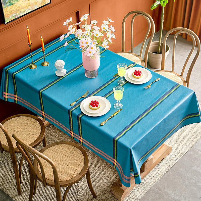 Caballero rayas azules