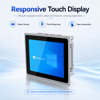Computadora HMI Resistente de 10.4 Pulgadas con Pantalla Táctil Capacitiva, Interfaz de Máquina Windows/Linux, Compatible con Windows/Linux, PC Táctil Industrial