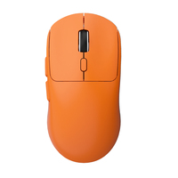 Harga Grosir Produsen OEM M348 Mouse Gaming Nirkabel Ringan (Oranye) 6400 DPI Tri-Mode Isi Ulang