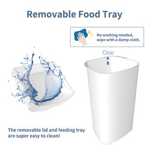 Pengumpan hewan peliharaan waktu otomatis berkapasitas besar senyap multi-fungsi peralatan makanan anjing untuk mangkuk hewan peliharaan & pengumpan - Product Image 2