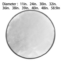 Tapis de barbecue en fibre de verre double face, imperméable, résistant à l'huile, ignifuge, résistant à la chaleur, antidérapant, pour extérieur, protection pour foyer et grillades, camping