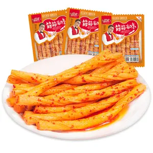 34G Zakken Chinese Snacks Mala Bean Snacks Gluten Sticks Latiao Scherpe Smaak Hot Pittige Strip Graan Snacks