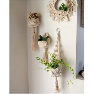 Rede de flor seca para decoração, pequeno cabide de pendurar na parede