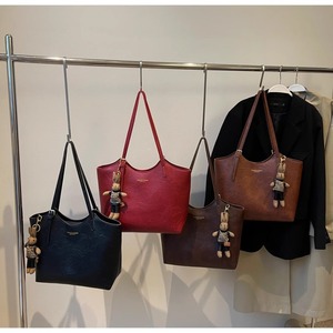 Sacs fourre-tout de luxe de grande taille pour femmes, style vintage, fermeture éclair, matériau PU, bandoulière unique, sac à bandoulière, organisateur de voyage, tout - Product Image 2