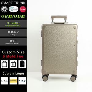 <span class=keywords><strong>Valise</strong></span> à coque rigide 100% aluminium, <span class=keywords><strong>valise</strong></span> classique à roulettes pour affaires, durable, avec serrure TSA, prête à être expédiée - Product Image 2