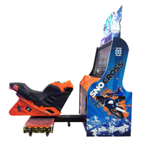 Machine de jeu d'arcade vidéo à pièces Machine de jeu de course de moto Simulateur de conduite
