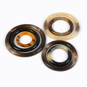Meetee BK089 20-50mm Giysi Aksesuarları DIY Kitleri Ceket Çanta Sapı Yuvarlak Dekoratif Toka Reçine O Halka Tokalar - Product Image 5