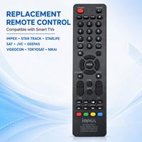 Télécommande de remplacement pour Impex STAR TRACK STARLIFE SAT JVC Geepas VIDEOCON Tokyosat NIKAI Smart TV
