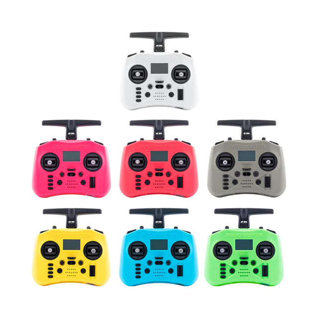 Radiomaster Pocket Crush Remote Controller ELRS M2 Device, with a Compact Foldable Antenna, Suitable for FPV Drones