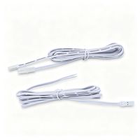 Câble de connexion pour bande LED à 2 broches, connecteur de type Dupont pour éclairage d'armoires, de meubles et d'écrans LED, fourniture pour projets OEM