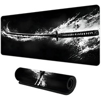 Tapis de souris japonais Katana Bushido Cool et élégant Xxl Tapis de souris de jeu pour PC Tapis de jeu Teclado Tapis de bureau pour ordinateur portable 900X400