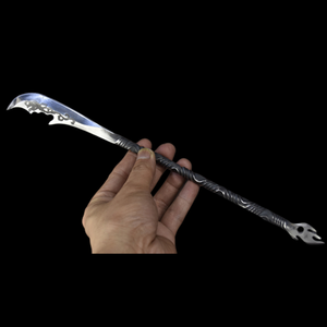 Chinese Forged <strong>Crafts</strong> Tea <strong>Knife</strong> Classic Ancient Guan Gong <strong>Knife</strong> Reprint Stainless Steel - Product Image 5