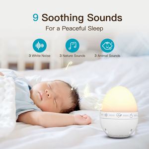 Akıllı sağlık ürün bebek hediye doğa sesler makinesi bebek yatıştırıcı cihaz taşınabilir ses makinesi için bebek yetişkin - Product Image 3