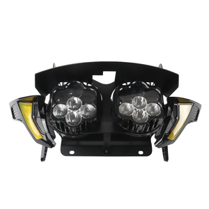 Faro Delantero Estilo Road Glide Road Shark para Motocicleta 23.5-2026 con Soporte, Listo para Instalar - Product Image 3