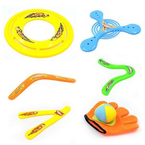Juego de Discos Voladores Coloridos |   Boomerangs Seguros y Duraderos para Niños |   Perfecto para la Diversión al Aire Libre - Product Image 1
