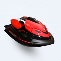 Jet ski Hison Leisure 1400cc, bateau à moteur unique de fabrication chinoise, bateau rapide avec moteur 4 temps, construction en fibre de verre