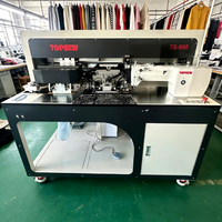 Machine à coudre laser entièrement automatique pour surpiqûres de poches, intégrée, avec fonctions de surpiqûre, de point de recroquevillage et de fermeture éclair, compatible avec plusieurs tissus