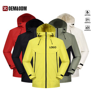 Vestes pour hommes OEM avec logo personnalisé, imperméables, <span class=keywords><strong>coupe</strong></span>-<span class=keywords><strong>vent</strong></span>, pour le camping, la randonnée, les activités de plein air, vestes d'hiver décontractées élégantes à capuche, vestes chaudes pour femmes - Product Image 1